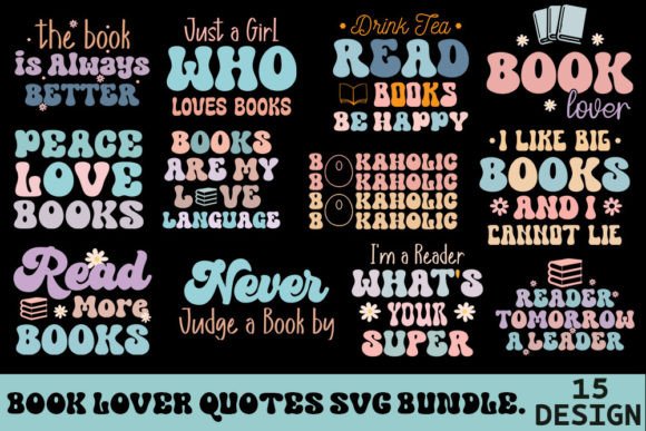 Book Lover Quotes SVG Bundle Review