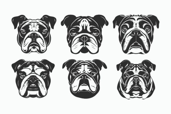 Bulldog Face SVG Sublimation Bundle Review