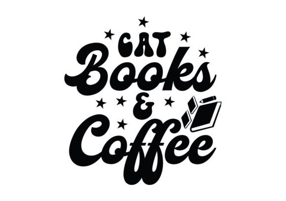 Cat Books Coffee SVG Review