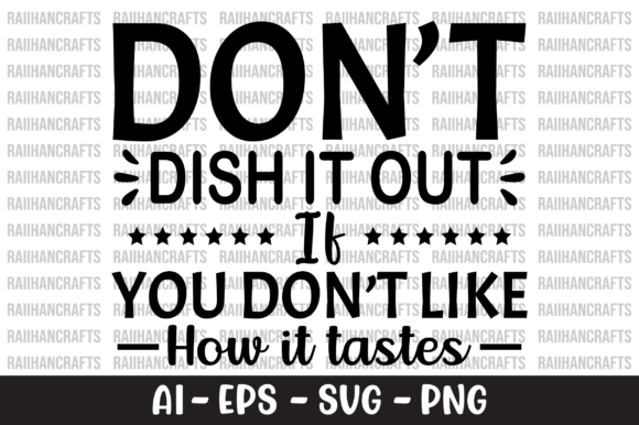 Don t Dish It out if You Don t Like SVG