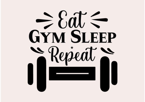 Eat Sleep Gym Repeat SVG: A Designer’s Real-World Embroidery Review