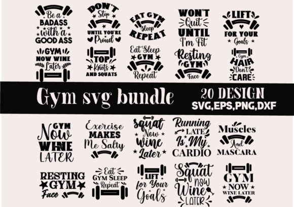 Gym Svg Bundle Review