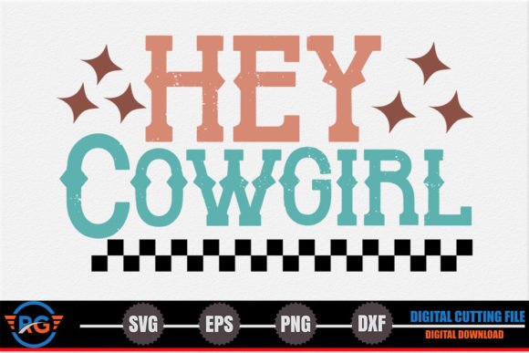 Hey Cowgirl Retro Western SVG Review