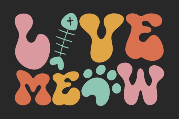 Love Meow Cat SVG Review for Embroidery