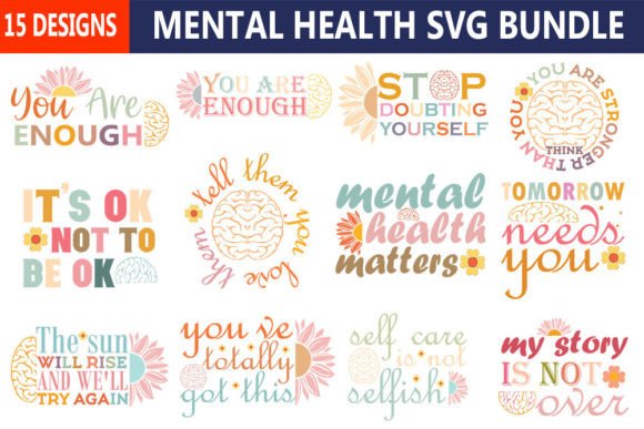 Mental Health Retro Svg Bundle Review