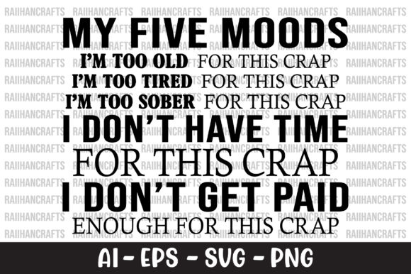 My Five Moods SVG Review