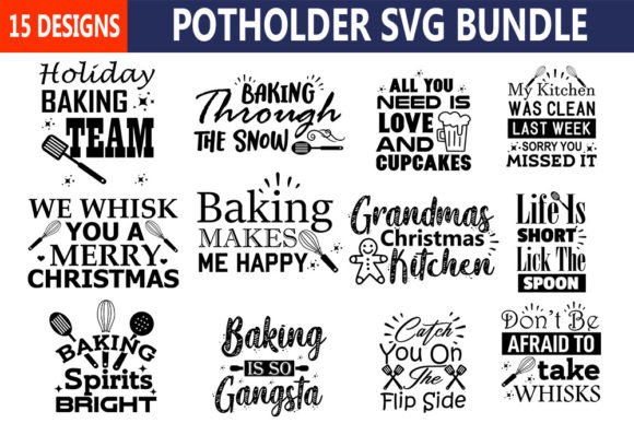 Potholder Quote Svg Bundle Review