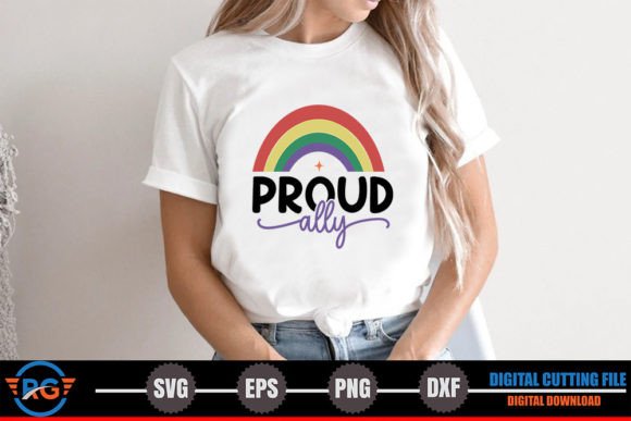 Proud Ally Retro Pride SVG Review
