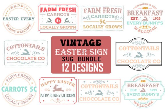 Vintage Easter Sign Svg Bundle Review